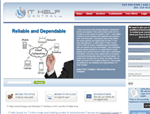 Tablet Screenshot of ithelpcentral.com